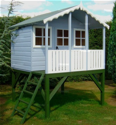 6ft wide Platform Playhouse 85