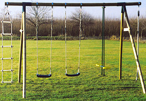 Wooden Swing Set 12